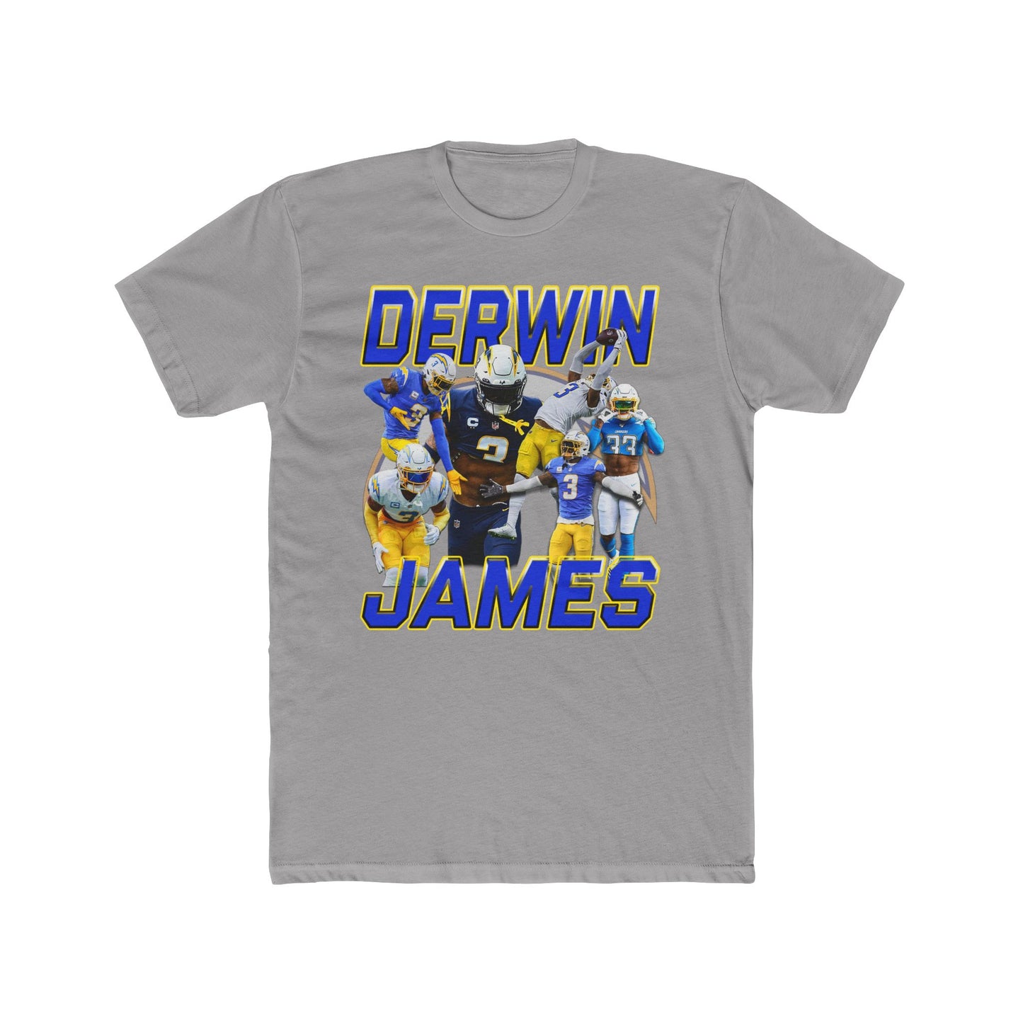 SixG Apparel Derwin James Icon Printify DTG Men's Clothing Neck Labels T-shirts TikTok Premium Sports Apparel Custom Designs