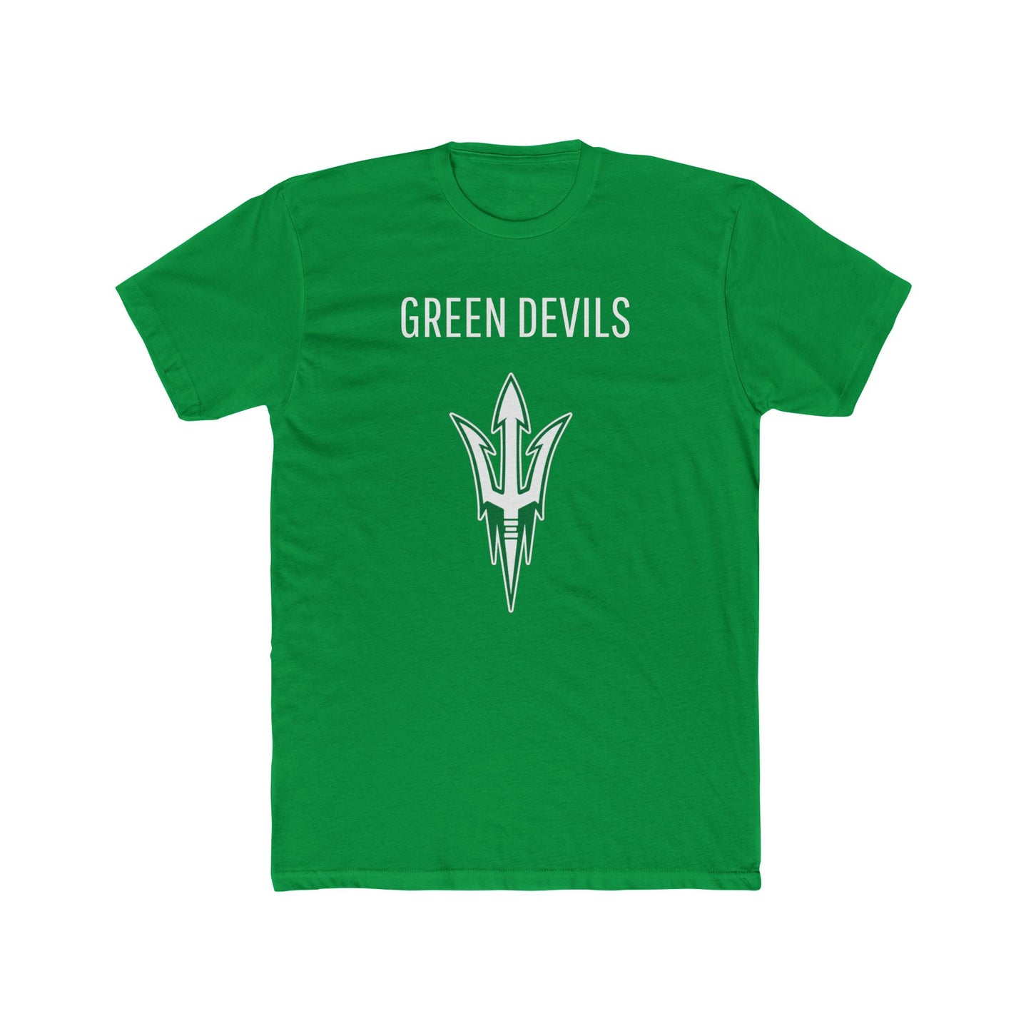 SixG Apparel Green Devil Fork Printify Men's Clothing Osage Green Devils Premium T-Shirt T-shirts TikTok Premium Sports Apparel Custom Designs