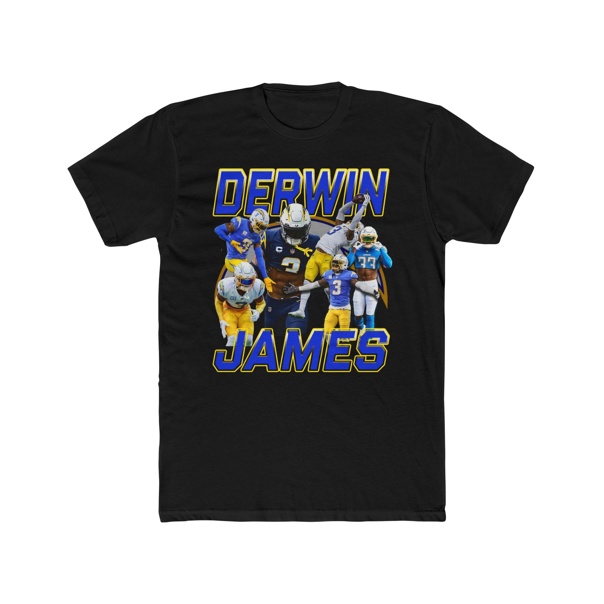 SixG Apparel Derwin James Icon Printify DTG Men's Clothing Neck Labels T-shirts TikTok Premium Sports Apparel Custom Designs