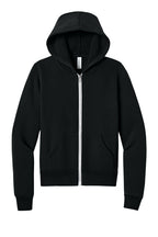 BELLA+CANVAS® Youth Sponge Fleece Full-Zip Hooded Sweatshirt