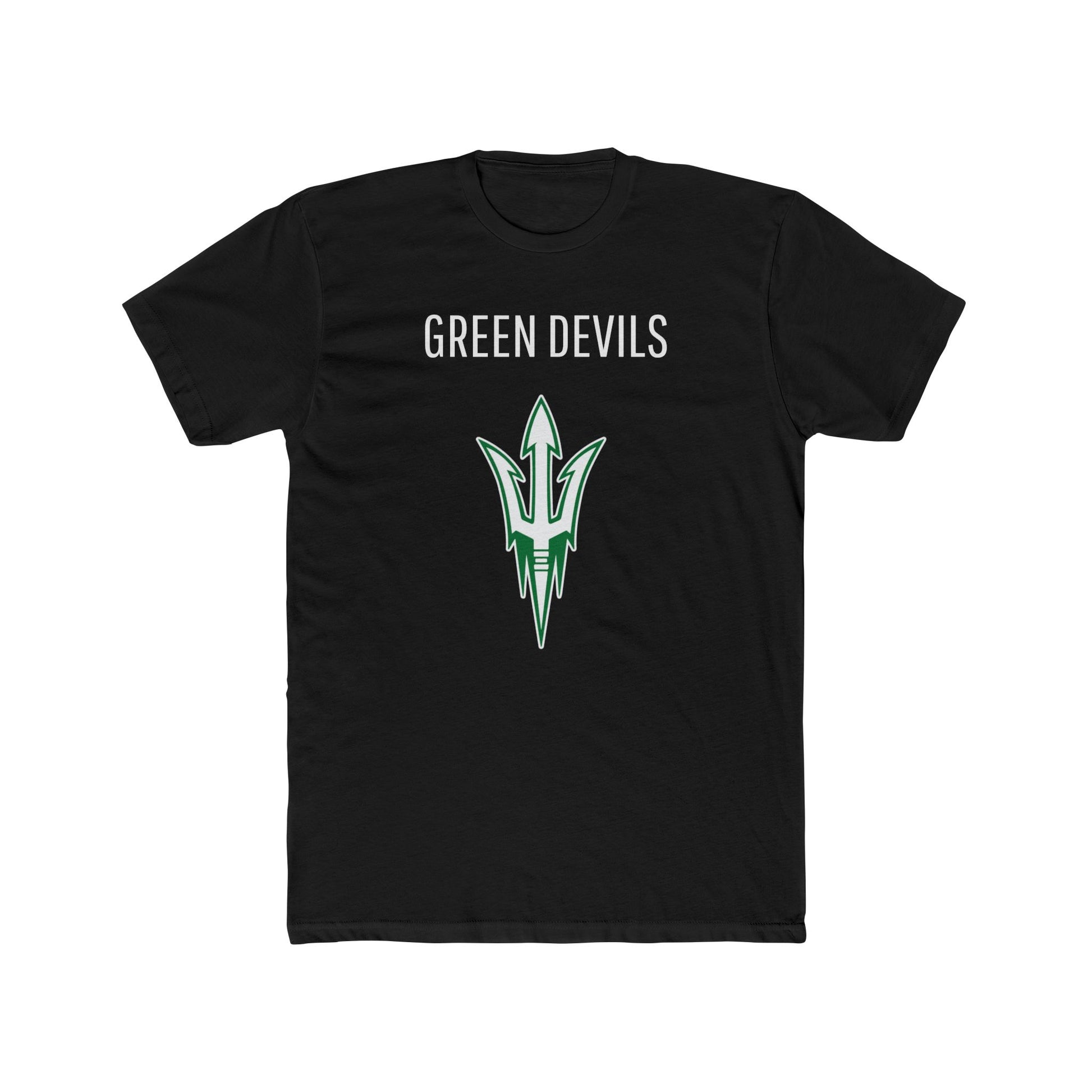 SixG Apparel Green Devil Fork Printify Men's Clothing Osage Green Devils Premium T-Shirt T-shirts TikTok Premium Sports Apparel Custom Designs