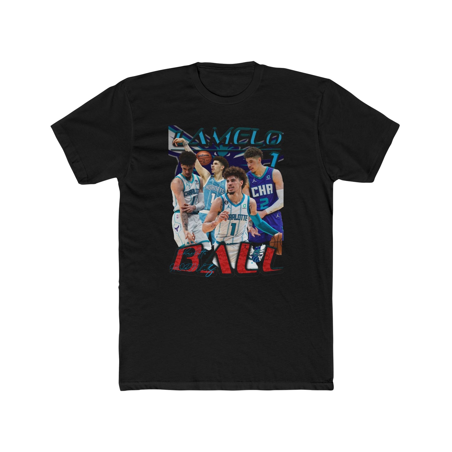 SixG Apparel Lamelo Ball Icon Printify Custom Lamelo Ball Custom NBA Apparel DTG Lamelo Ball Men's Clothing NBA NBA Apparel Neck Labels T-shirts TikTok Premium Sports Apparel Custom Designs