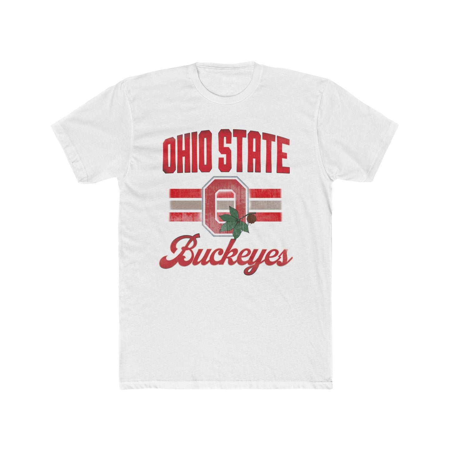 Vintage Ohio State Buckeyes Graphic T-Shirt White